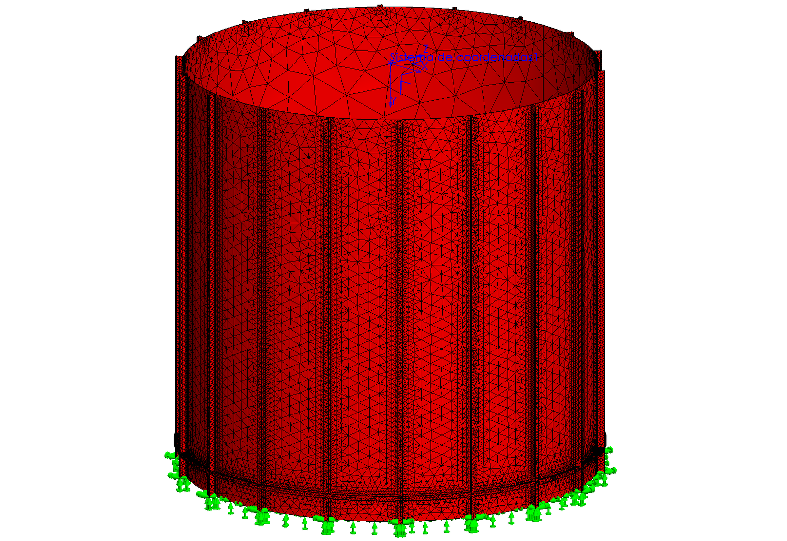 Factor de seguridad de silo
