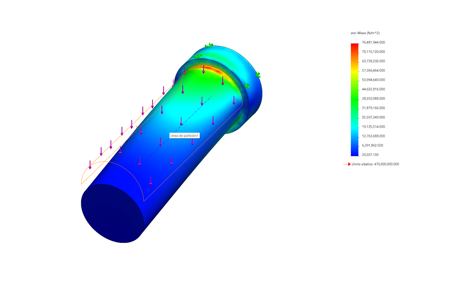 Análisis FEA de tornillo